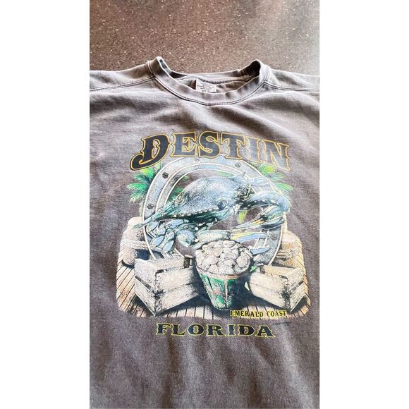 Comfort Color Destin Emerald Coast Florida sweatshirt size XL - Picture 4 of 6